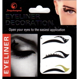 Eyeliner stickers 3 paar - 435
