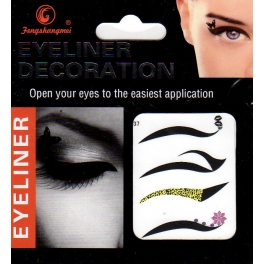 Eyeliner stickers 4 paar - 437