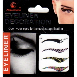 Eyeliner stickers 4 paar - 438