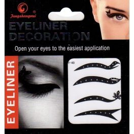 Eyeliner stickers 4 paar - 440