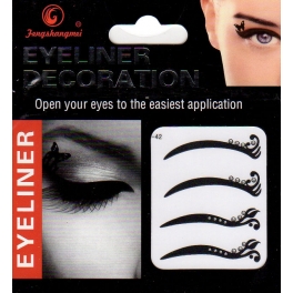 Eyeliner stickers 4 paar - 442
