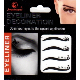 Eyeliner stickers 4 paar - 443