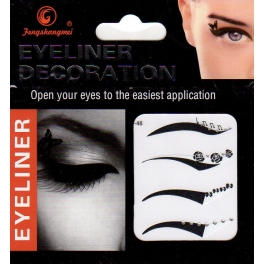 Eyeliner stickers 4 paar - 446