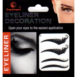 Eyeliner stickers 4 paar - 447