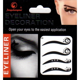 Eyeliner stickers 4 paar - 449