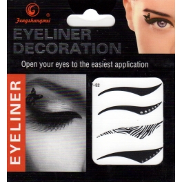 Eyeliner stickers 4 paar - 452